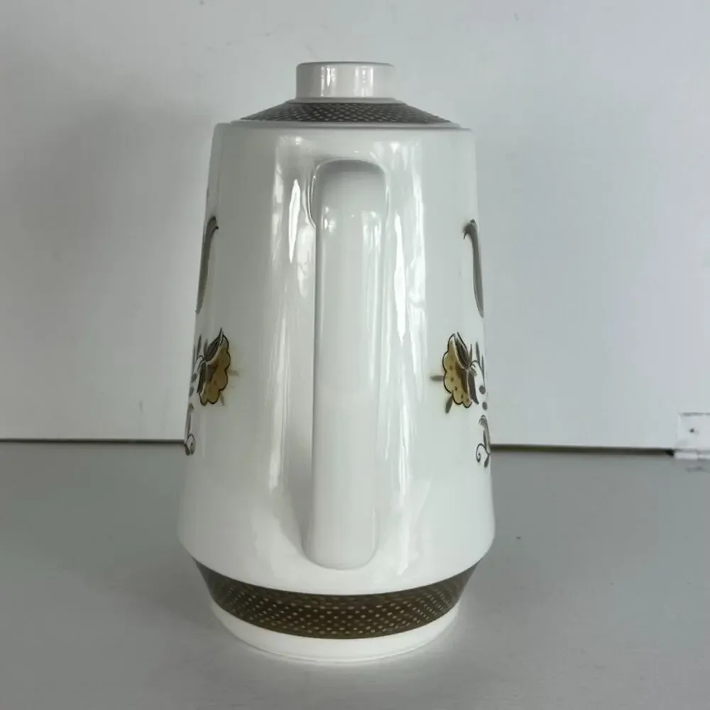 VTG Tea Pot Dunmore Ironstone Multicolor Floral Japan Made Federalist 70s 4241